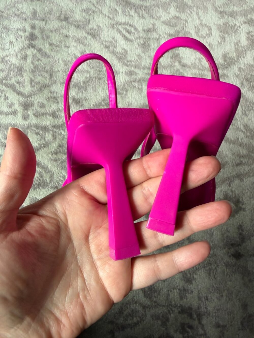 ZARA Fuchsia Slingback Heels - Picture 10 of 12